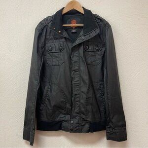 Rock Revival Men’s Black Button Down Jacket Sz Large